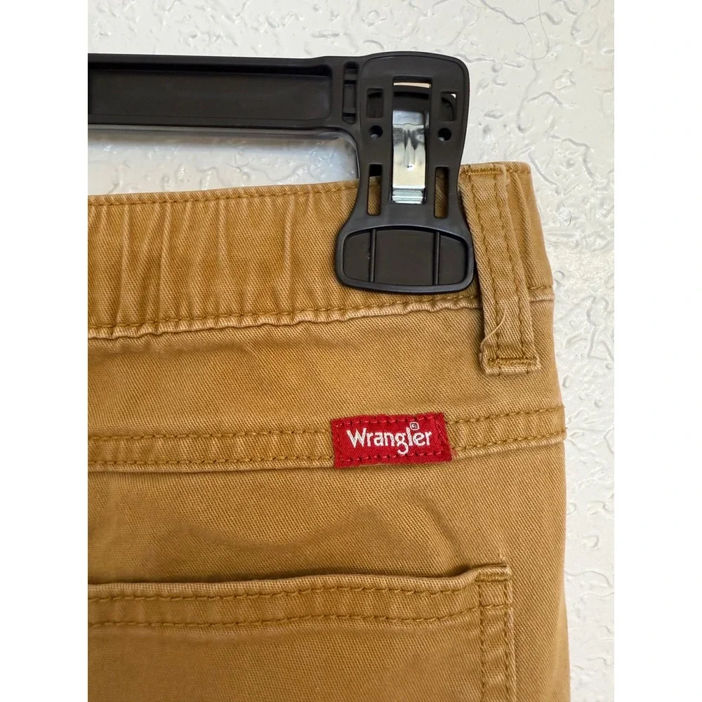 Wrangler Boys Cargo Jogger Pants Tobacco Brown‎ Khaki Size 12 Regular